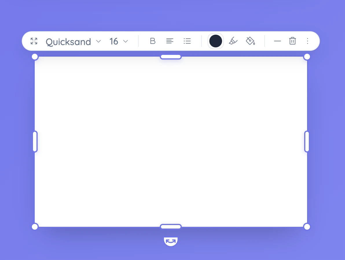 Sabura text editor with formatting controls